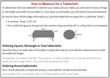 Solid White Tablecloths