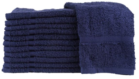 10 Single Color Towels & Washcloths