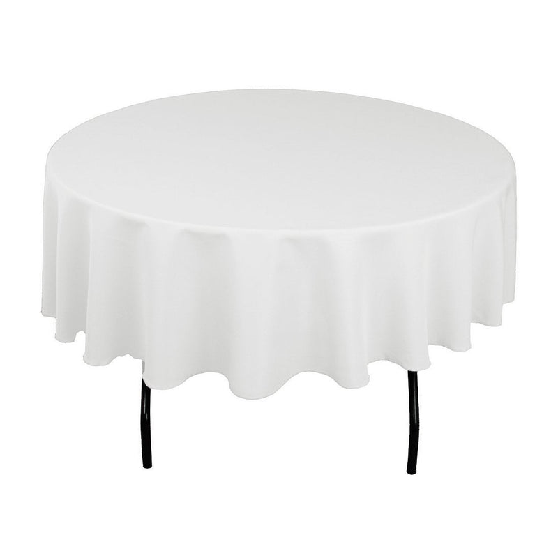 Solid White Tablecloths
