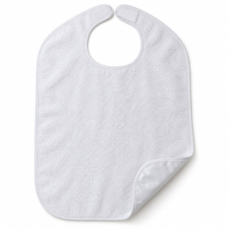 Adult Terry Bib with Partial Barrier