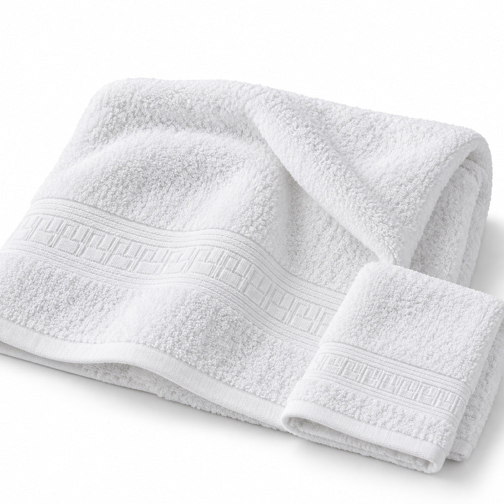 Excellence Collection Hotel Towels – 100% Cotton – Dobby Border